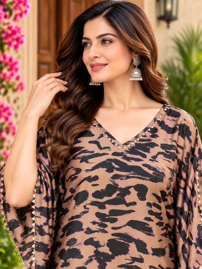 Women’s Printed Kaftan Dress